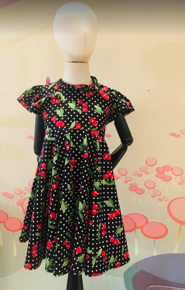 Beverly Kids Black Cherry Polka