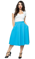 Thrills Skirt Turquoise