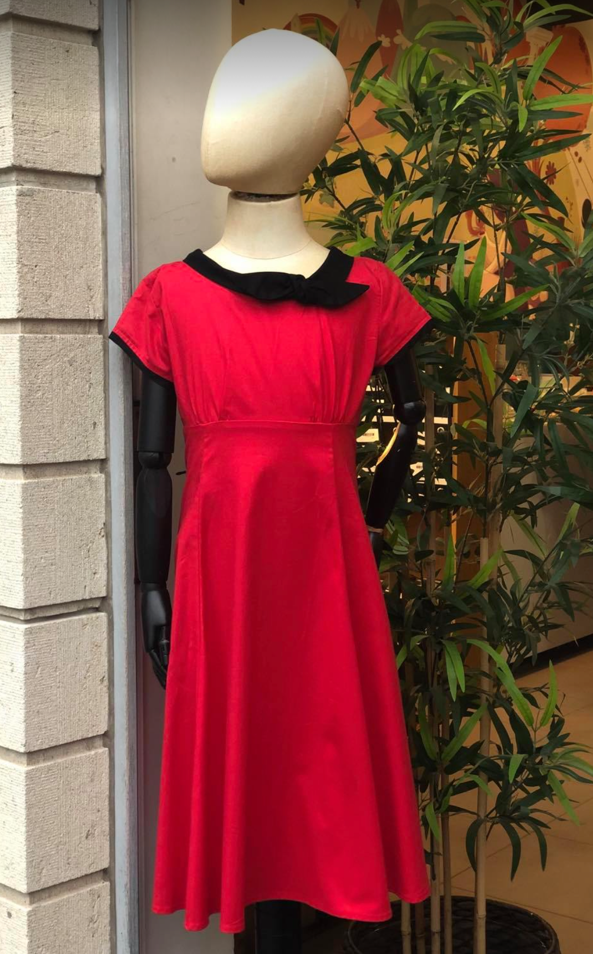 Beverly Kids Red/Black Bow