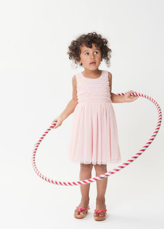 Kids Voile Dress Pink