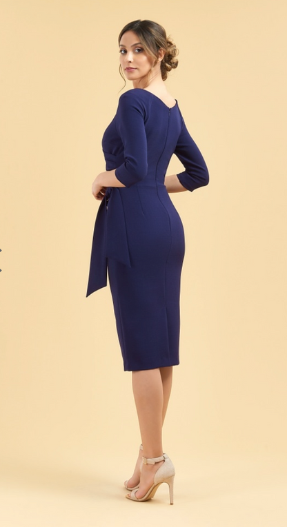 Hourglass Navy Sleeves